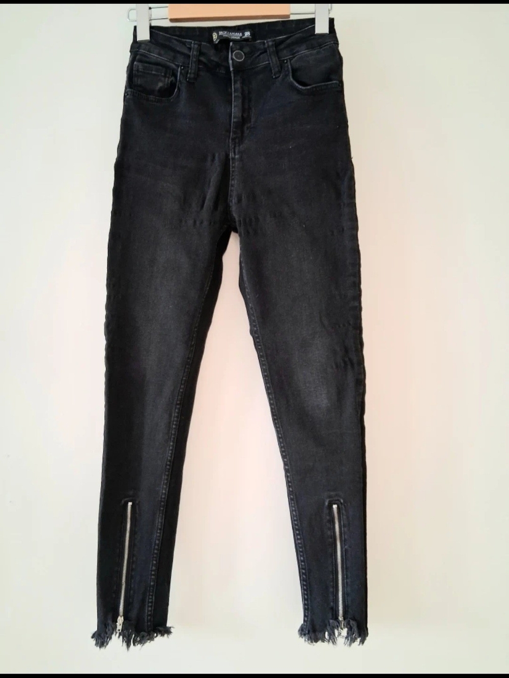 Skinny Jeans with Ankle Zips, Women Sz 24